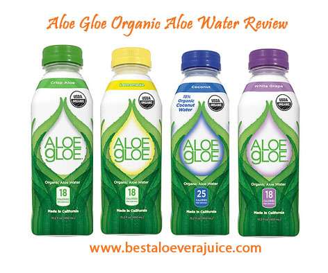 Aloe Gloe Organic Aloe Water Review - Best aloe vera juice